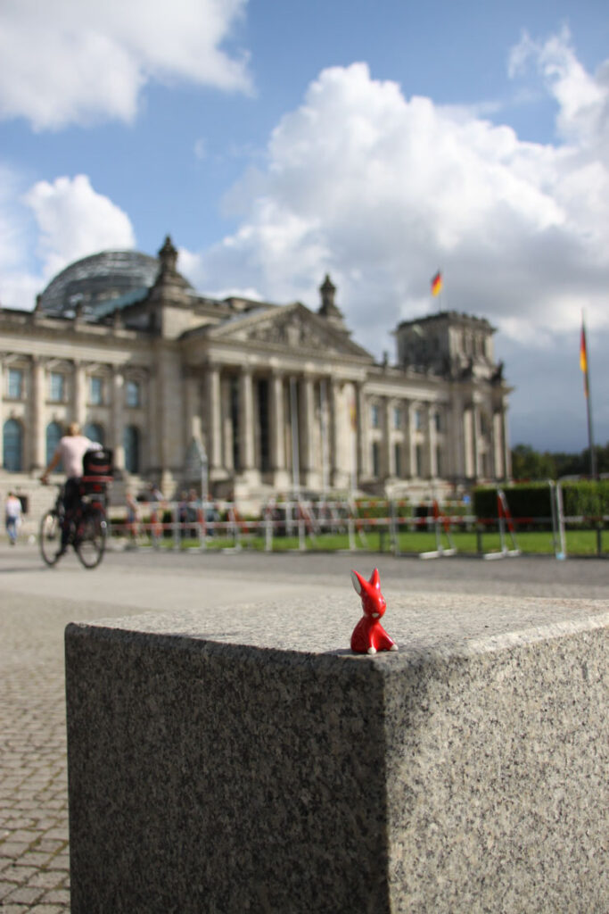 Foto von Felix-Emmelmann, Hase vor Reichstag Berlin